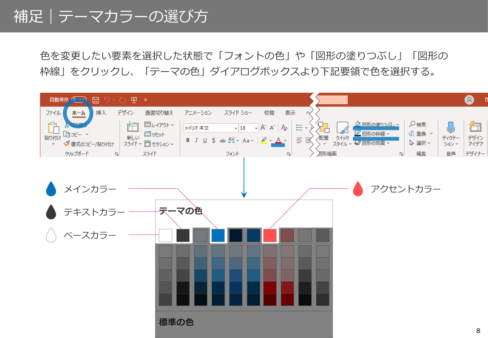 補足｜テーマカラーの選び方