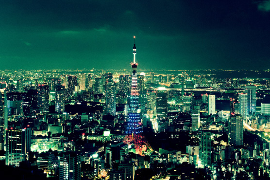 東京タワーをセンターに配置した画像